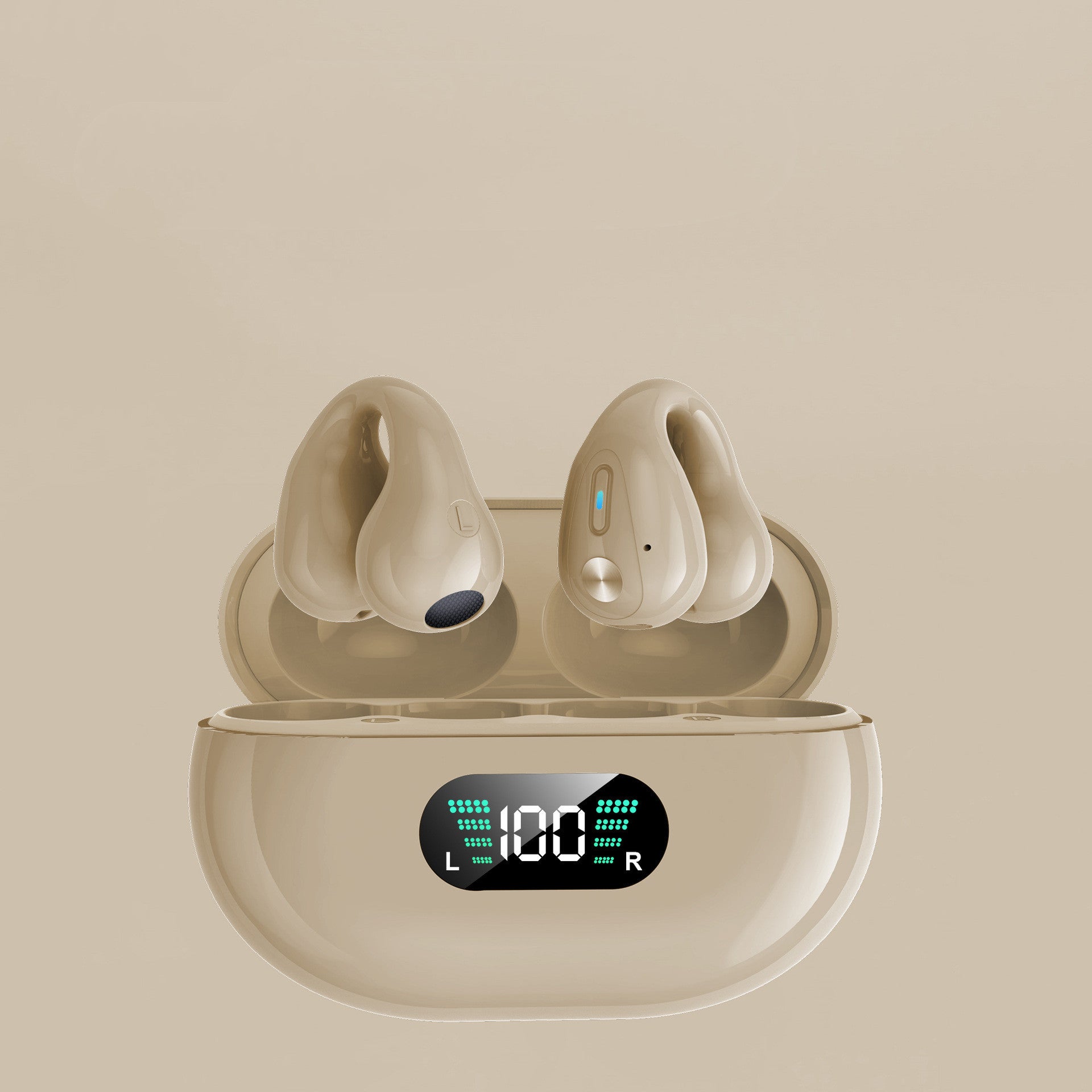 Bone Conduction Headphones TWS Earbuds Ear Clip Bluetooth 5.3 Touch Wireless Earphone In-Ear Bass HIFI Sports Headset Bone Conduction Headphones TWS Earbuds Ear Clip Bluetooth 5.3 Touch Wireless Earphone In-Ear Bass HIFI Sports Headset